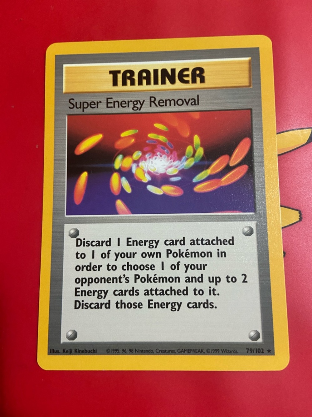 Super Energy Removal Rare Unlimited Base Set 79/102